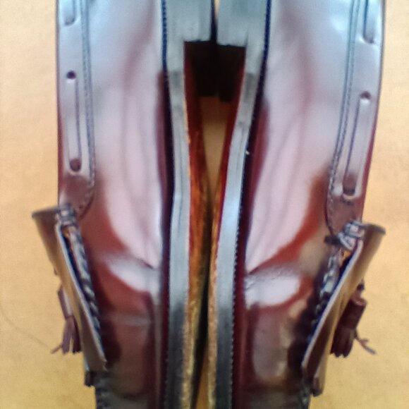 Men's Florsheim Burgundy Kiltie Tassell Loafers/Slip-Ons, Size 12D - Picture 4 of 8